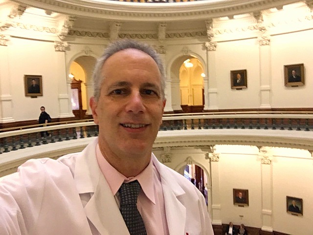 Dr. Lieberman Active at the Texas State Capitol Advocating for Epinephrine Injectors